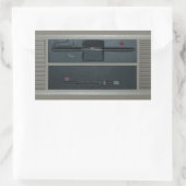 5,25-inch schijfstation rechthoekige sticker (Tas)