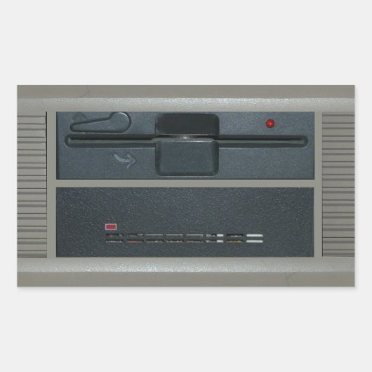 5,25-inch schijfstation rechthoekige sticker (Voorkant)