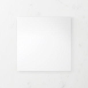 5,25-inch Sq. Verticale drievoudige letter-vouwuit Drieluik Uitnodiging