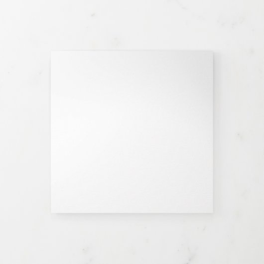 5,25-inch Sq. Verticale drievoudige letter-vouwuit Drieluik Uitnodiging (Cover)