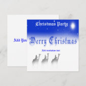 5.25 X 5.25 Drie Wise-Mannen Kerstavond Kaart (Voorkant / Achterkant)