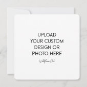 5,25" x 5,25" Plat Save The Date Kaart (Achterkant)
