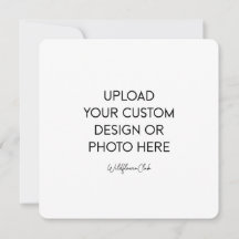 5,25" x 5,25" Plat Save The Date Kaart