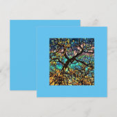  5,25" x 5,25" platte bedankkaart  (Voorkant / Achterkant)