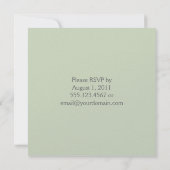 5.25x5.25 Abstract Bleek Lime Grijze Bladeren Takk Kaart (Achterkant)