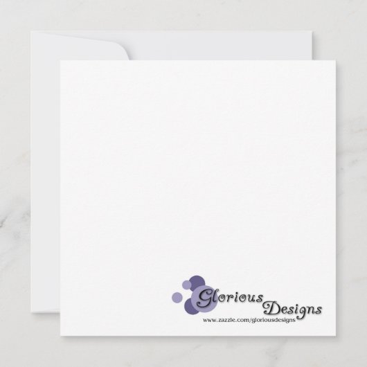 5.25x5.25 Brn Pink Polkadots Vrijgezellenfeest Uit Kaart (Achterkant)