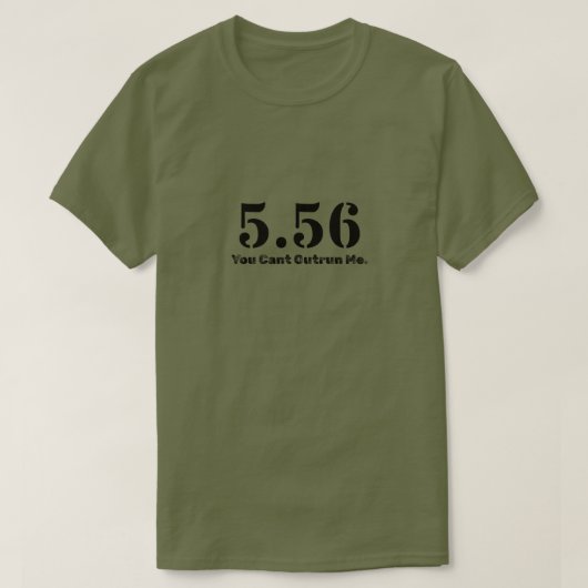5.56 T-SHIRT (Design voorkant)