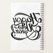 5,5-inch x 8,5-inch spiral notebook notitieboek (Achterkant)