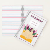 5,5-inch x 8,5-inch spiral notebook notitieboek (Binnen)