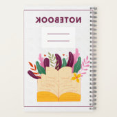 5,5-inch x 8,5-inch spiral notebook notitieboek (Achterkant)