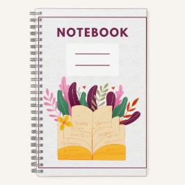 5,5-inch x 8,5-inch spiral notebook notitieboek