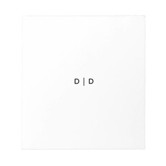 5,5" x 6" Notitieblok (Voorkant)