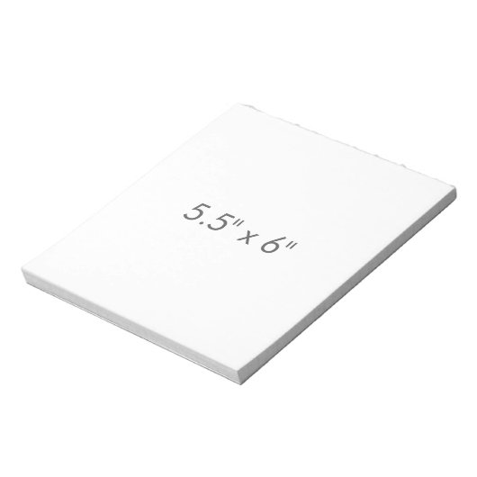 5,5" x 6" notitieblok (Linkerzijde)