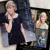 5,5 x 7,5-inch moderne 5-fotomodel Comp-Kaart Aankondiging