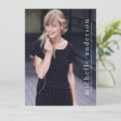 5,5 x 7,5-inch moderne 5-fotomodel Comp-Kaart Aankondiging (Staand voorkant)