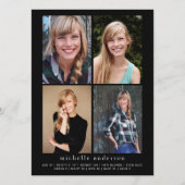 5,5 x 7,5-inch moderne 5-fotomodel Comp-Kaart Aankondiging (Achterkant)