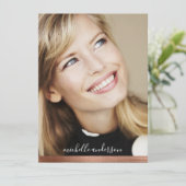 5,5 x 7,5-inch moderne 5-fotomodel Comp-Kaart Aankondiging (Staand voorkant)