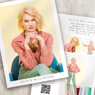 5,5 x 7,5-inch moderne 6-fotoconnector model Comp- Aankondiging