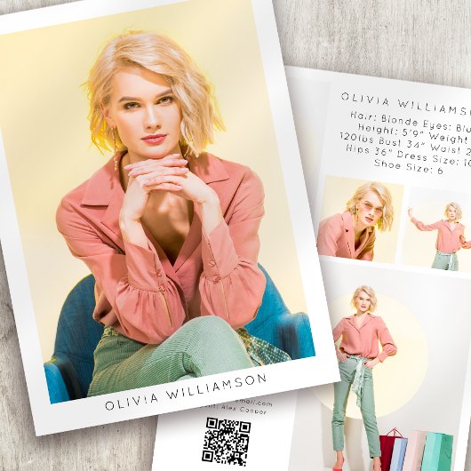 5,5 x 7,5-inch moderne 6-fotoconnector model Comp- Aankondiging