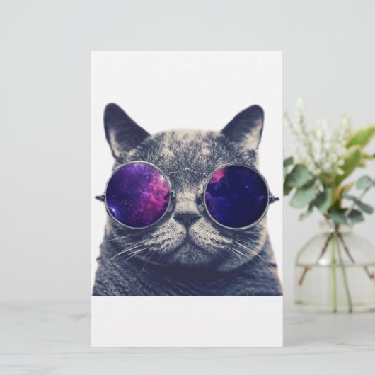 5,5 x 8,5-inch banketbakkerij briefpapier (Staand voorkant)