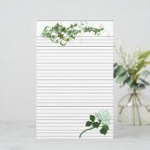 5,5 x 8,5-inch banketbakkerij briefpapier (Staand voorkant)