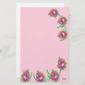 5,5 x 8,5-inch banketbakkerswerk/Aziatische Lily Briefpapier (Voorkant / Achterkant)