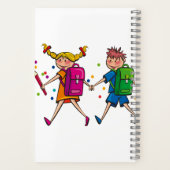 5,5" x 8,5" spiraal notitieboek (Achterkant)