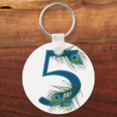 5 / 5e / 5e Jubileum / nummer 5 Sleutelhanger (Voorkant)