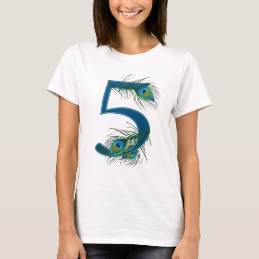 5 / 5e / 5e Jubileum / nummer 5 T-shirt (Voorkant)