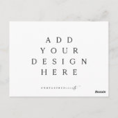 5,5x4,25-inch horizontaal Briefkaart afdrukken (Achterkant)