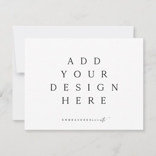 5,5x4,25-inch horizontale flatkaartafdrukken (Achterkant)