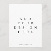 5,5x4,25-inch verticaal Briefkaart afdrukken (Voorkant)