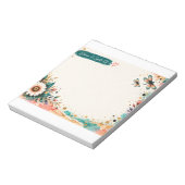 5.5x6 Notitieblok "Bloeien Ondanks" (Linkerzijde)