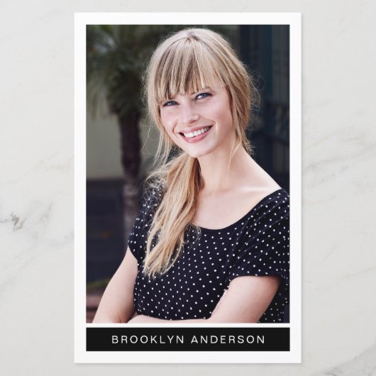 5,5x8,5-inch moderne 6-fotomodel Comp-Kaart (Voorkant)