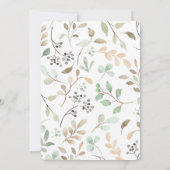 5" * 7" Huwelijksuitnodiging Kaart (Achterkant)