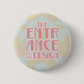 5.7cm Can batch [Art Deco] Ronde Button 5,7 Cm (Voorkant)