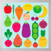 5 A Dagelijkse groenten en fruit Poster (Voorkant)
