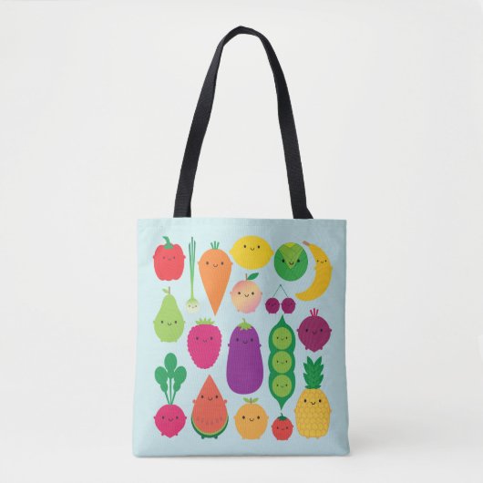 5 A Dagelijkse groenten en fruit Tote Bag (Voorkant)