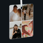 5 Aangepaste foto-inkolling op maat Metalen Ornament<br><div class="desc">Creëer een aangepaste persoonlijke foto-Collage van de Aangepast,  5 Fotoversieringen van Ricaso</div>