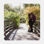 5 Aangepaste foto-inkolling op maat Metalen Ornament (Achterkant)