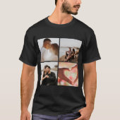 5 Aangepaste foto-inkolling op maat T-shirt (Voorkant)