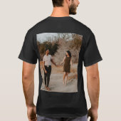 5 Aangepaste foto-inkolling op maat T-shirt (Achterkant)