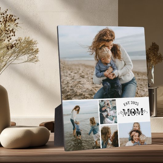 5 Aangepaste Fotocollage Beste Moeder Ooit Fotoplaat