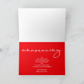 5 Aankondiging Photo Red Afstuderen (Binnen)