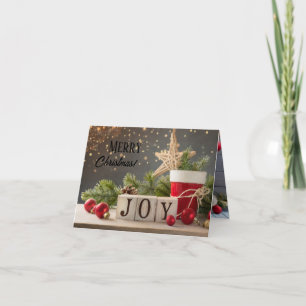 5 Afbeelding JOY Holiday Kaart