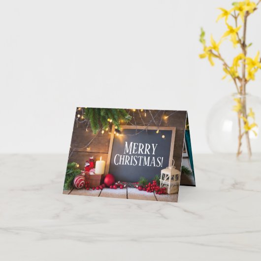 5 Afbeelding Kerst Wenskaart Kaart (Gele Bloem)