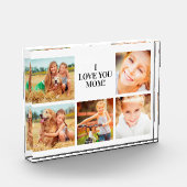 5 afbeeldingen fotoblok voor mama (Links)