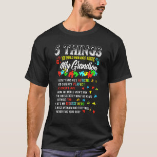 5 Alles wat je weet over autistisch kleinzoon auti T-shirt