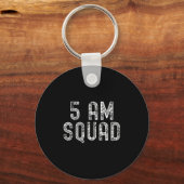 5 Am Squad _ Funny Gym Workout Quote Apparel Tank Sleutelhanger (Voorkant)