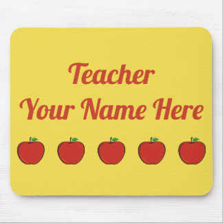 5 Apple Teacher  Mousepad Muismat